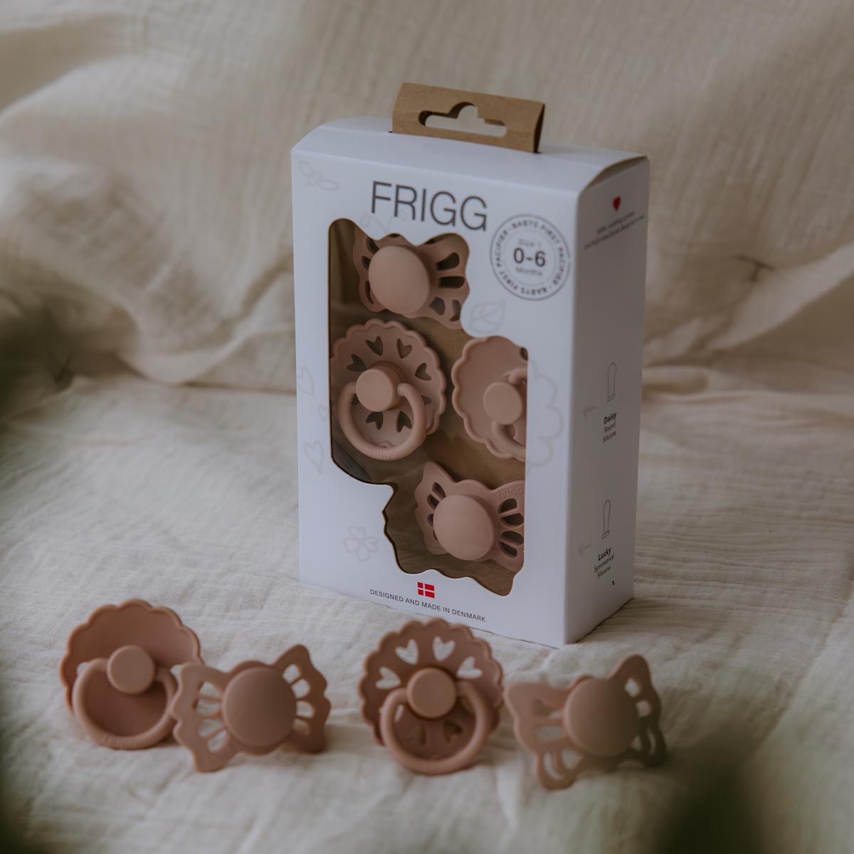 FRIGG Baby's First Pacifier 0-6 Months