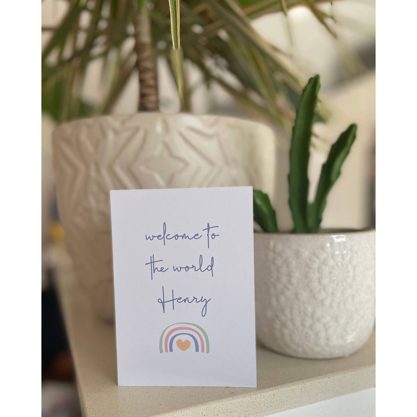 Welcome To the World Little One - Rainbow