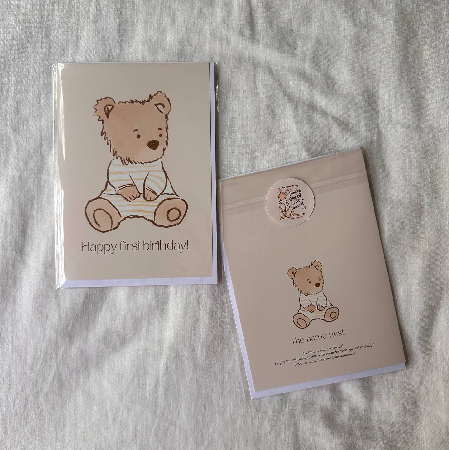 Name Nest Birthday Card