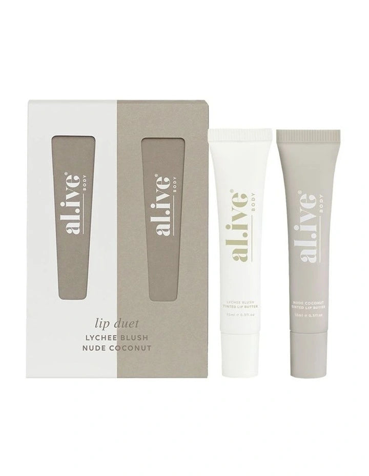 Lip Duet Set Lychee Blush & Nude Coconut