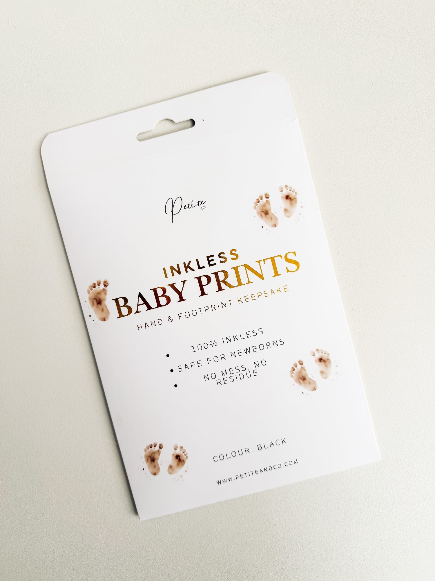 INKLESS BABY PRINTS - HAND & FOOTPRINT KEEPSAKE
