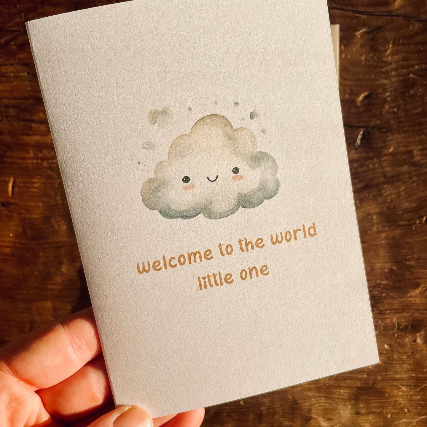 Welcome To the World Little One - Cloud