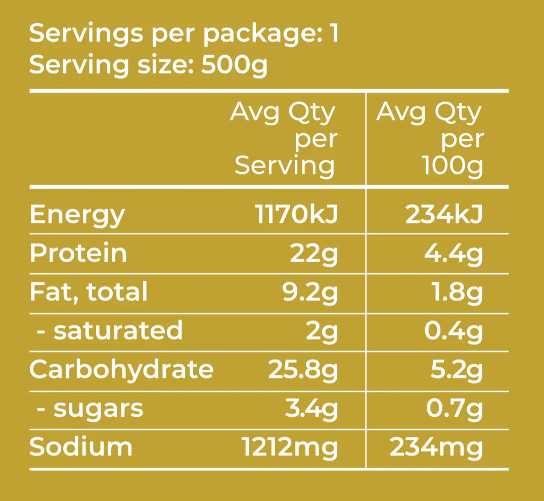Free Range Chicken & Risoni Soup (df) 500g