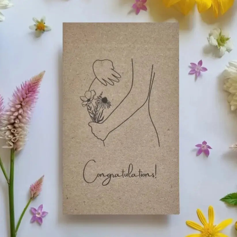 Congratulations on Your Pregnancy Wildflower Seeds