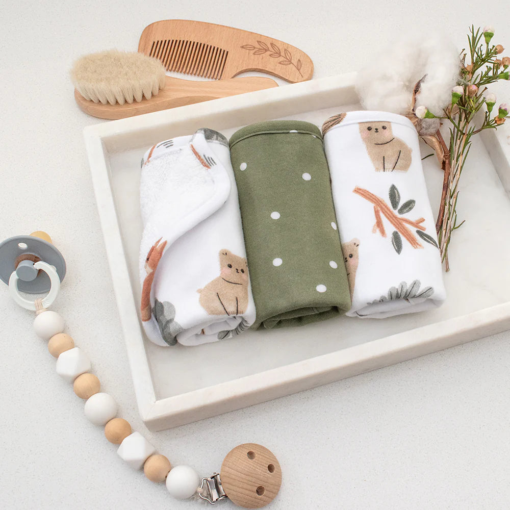 3 Pack Jersey Wash Cloth