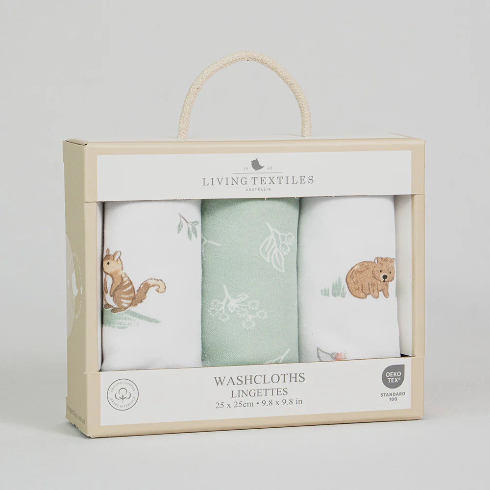 3 Pack Jersey Wash Cloth