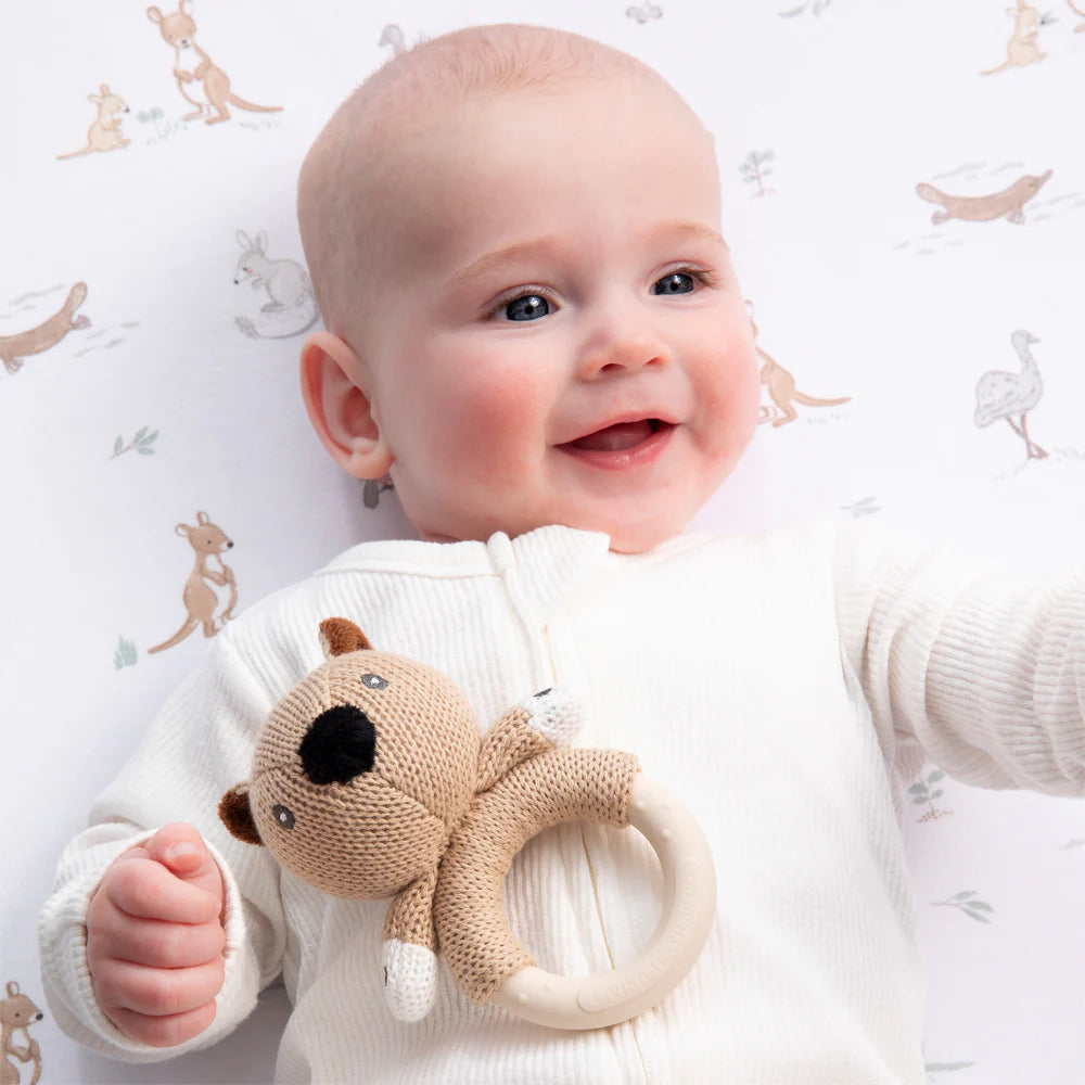 Australian Animal Ring Rattle