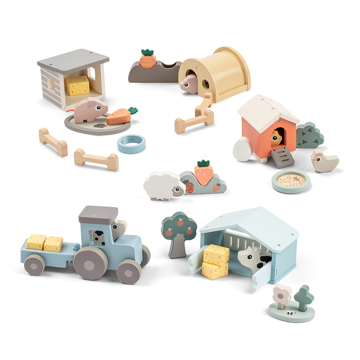 Done by Deer Tiny Farm Play Set