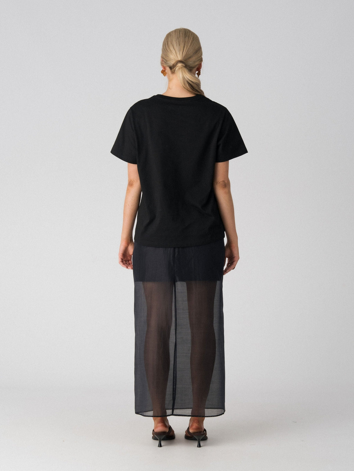 Avery V-Neck Tee with breastfeeding access