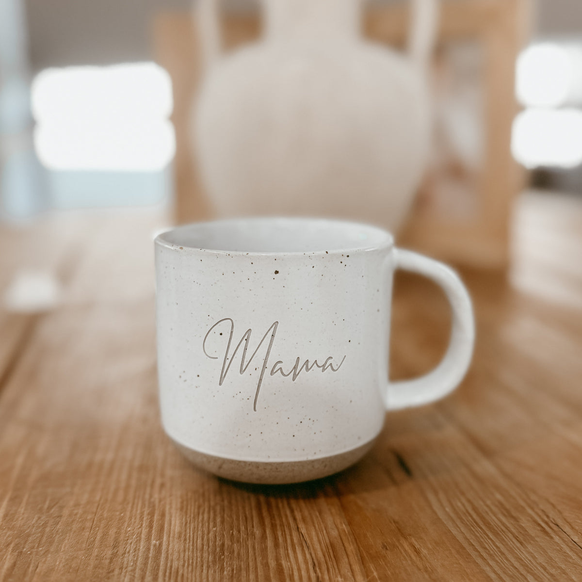 'Mama' Two Sided Crafted Speckled Ceramic Mug