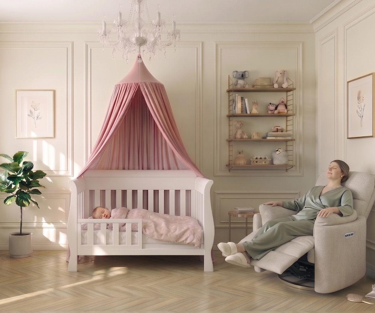 Babyhood Amani Sleigh Cot - available to order