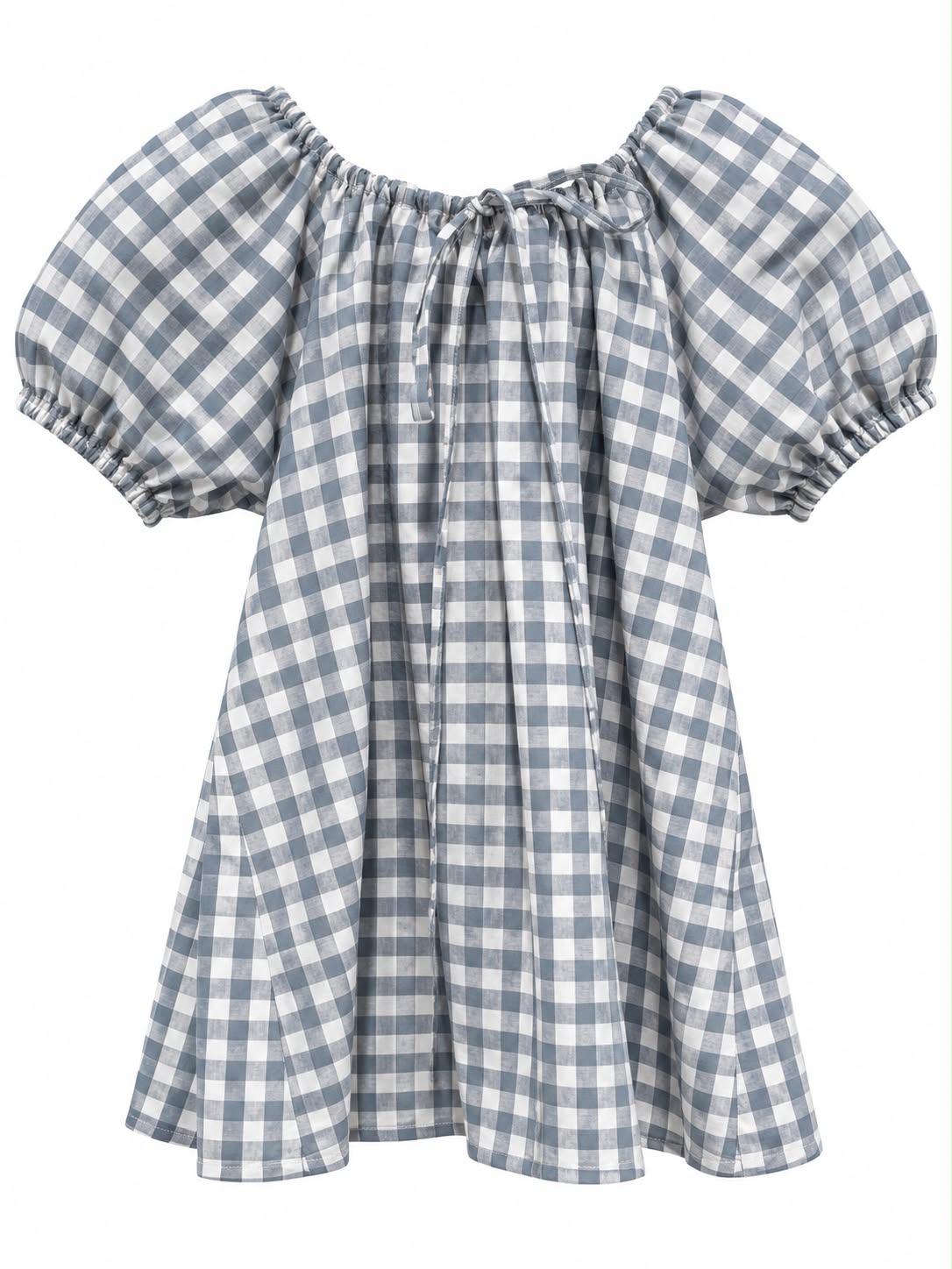 The Daughter Girls Dress || Duck Egg Gingham