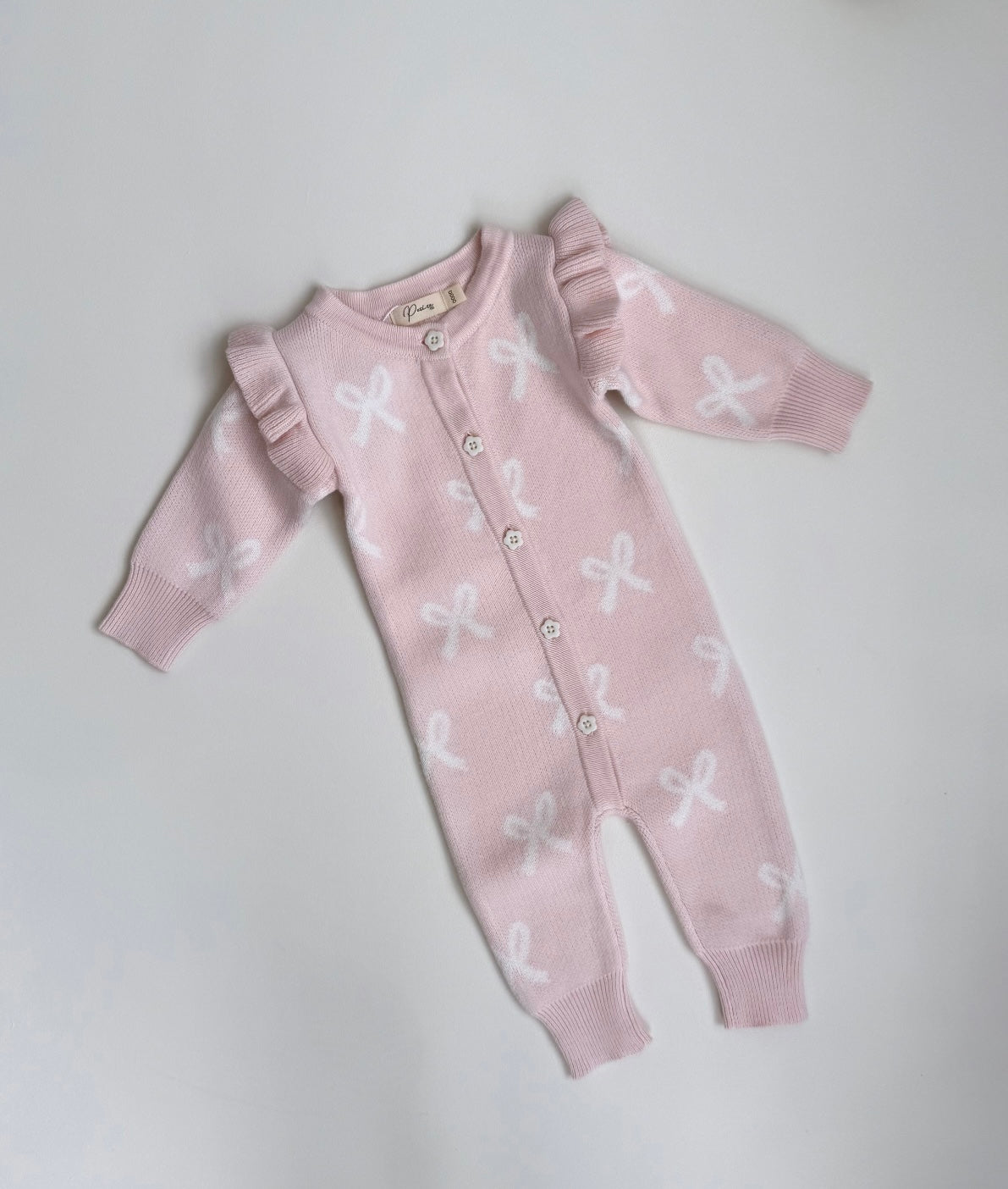 Long Flutter Bow Romper