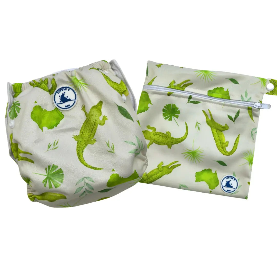 Reusable Swim Nappy & Mini Wet Bag Combo