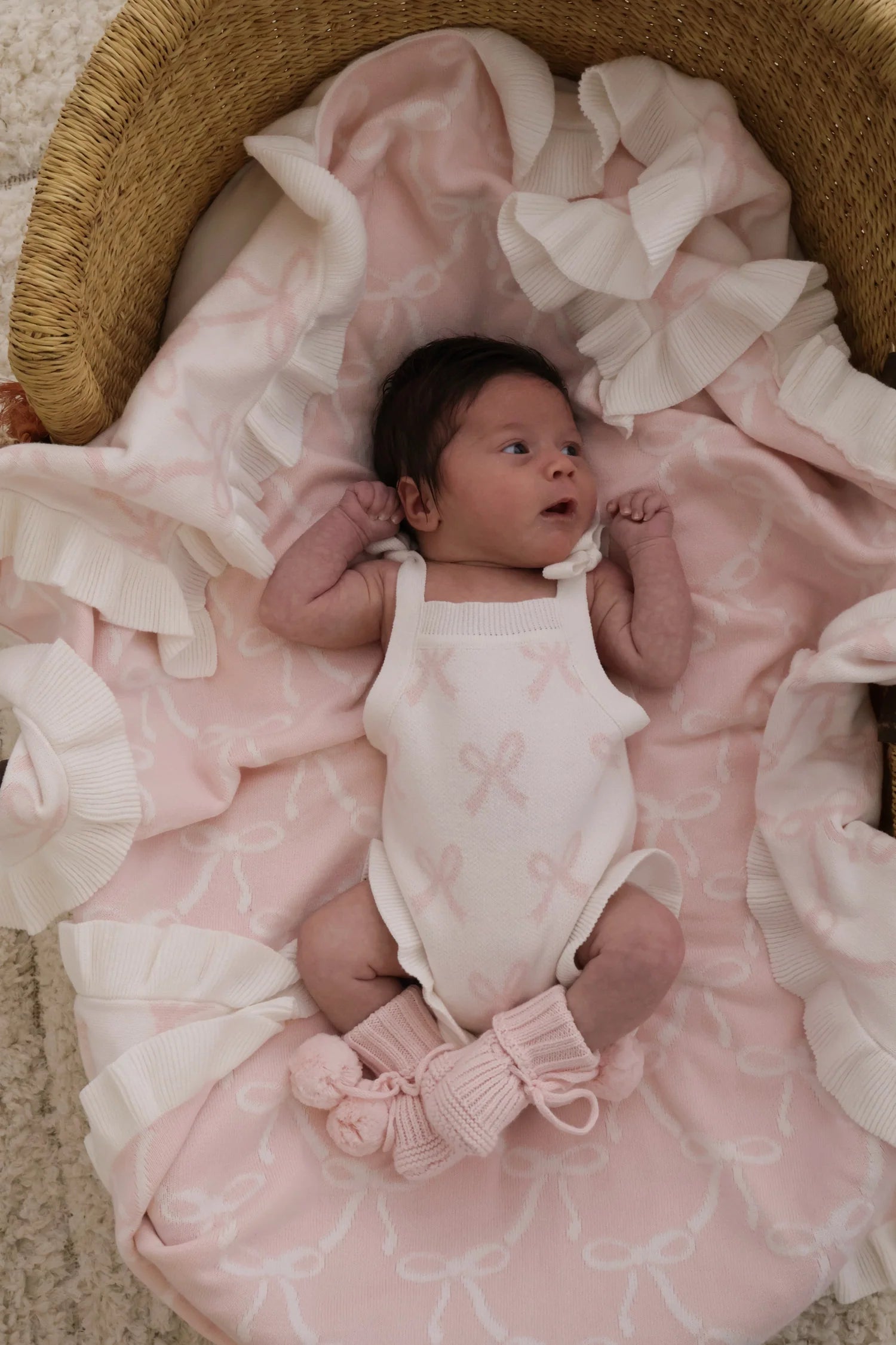 Summer Bow Frill Romper