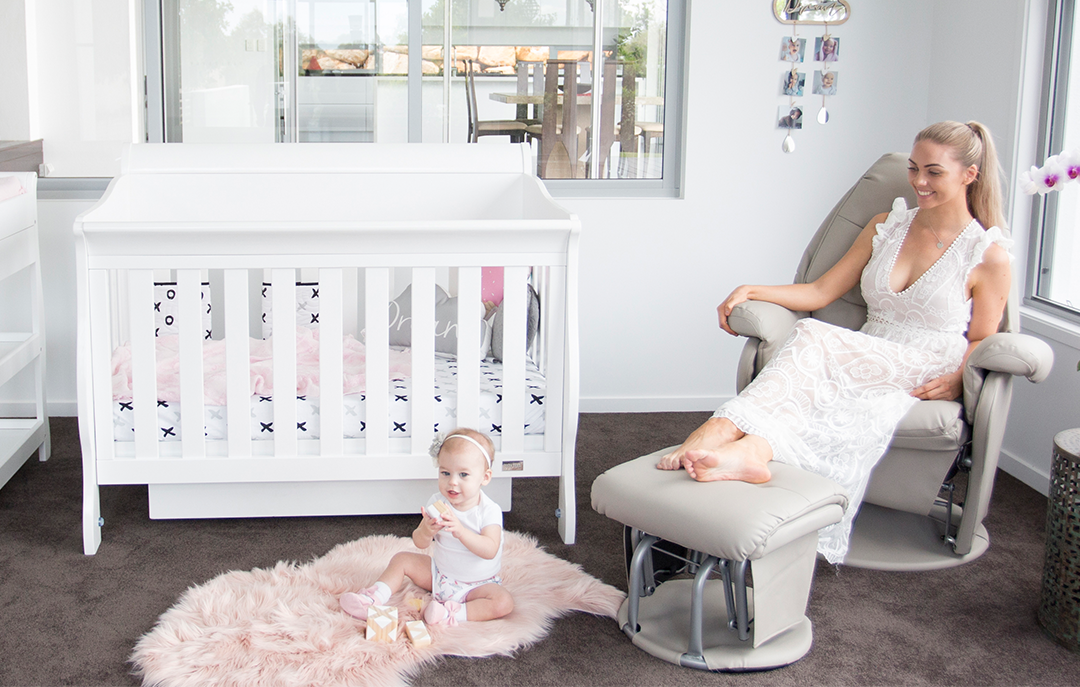 Babyhood Amani Sleigh Cot - available to order