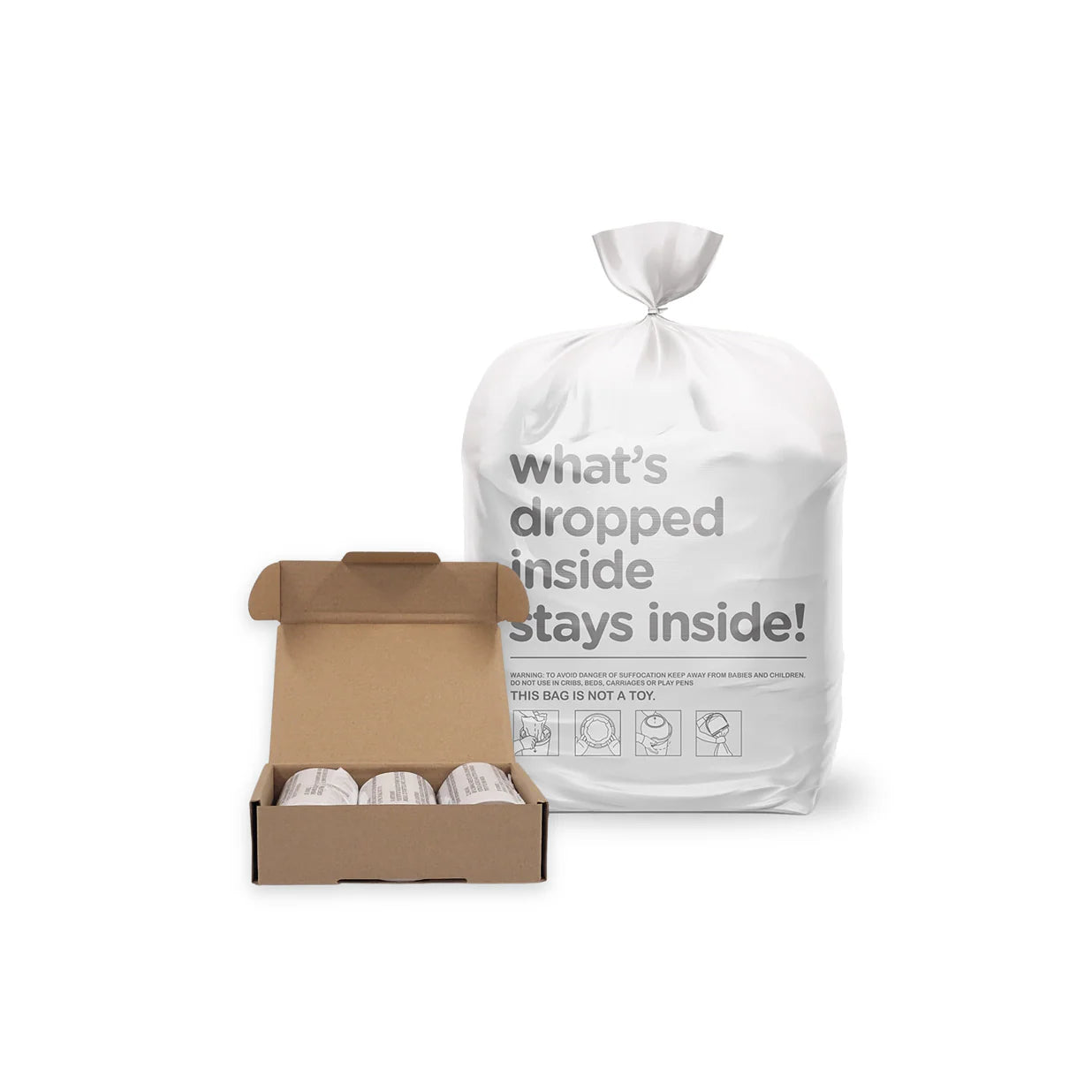 Aster Nappy Bin Bags Refill - 3 pack