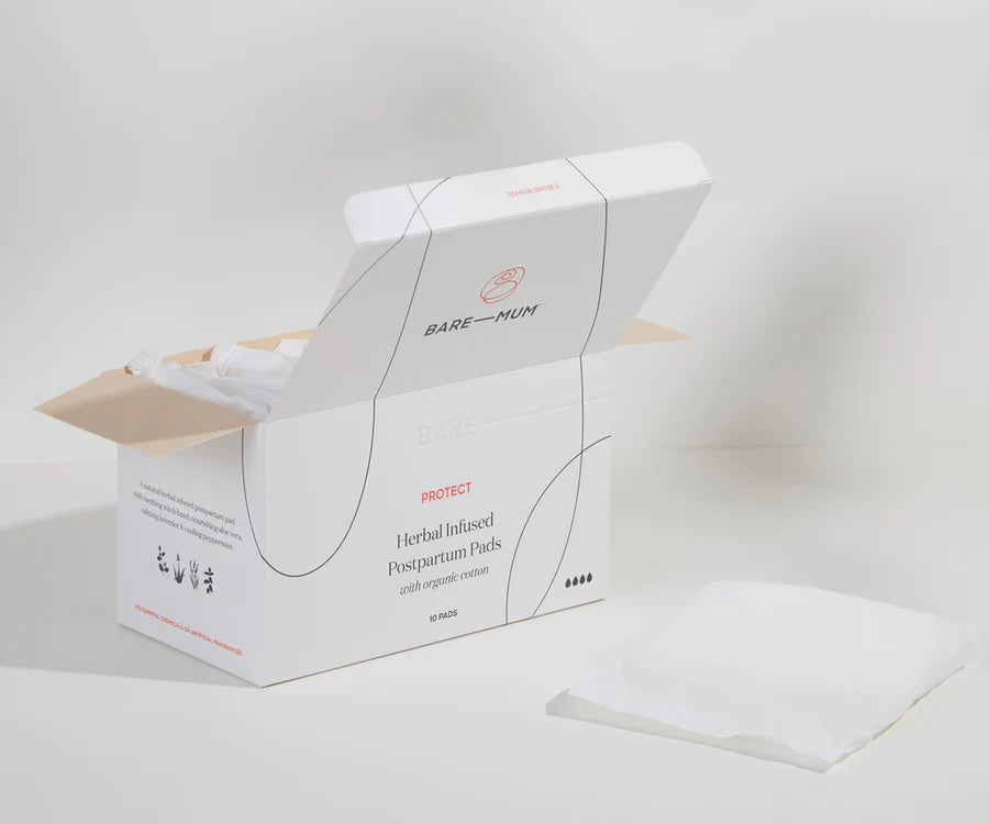 Herbal Infused Postpartum Pads 10 Pack