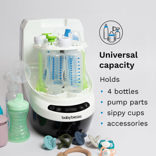 Baby Brezza Bottle Washer Pro – All-In-One Cleaner (Washes, Sterilizes & Dries)