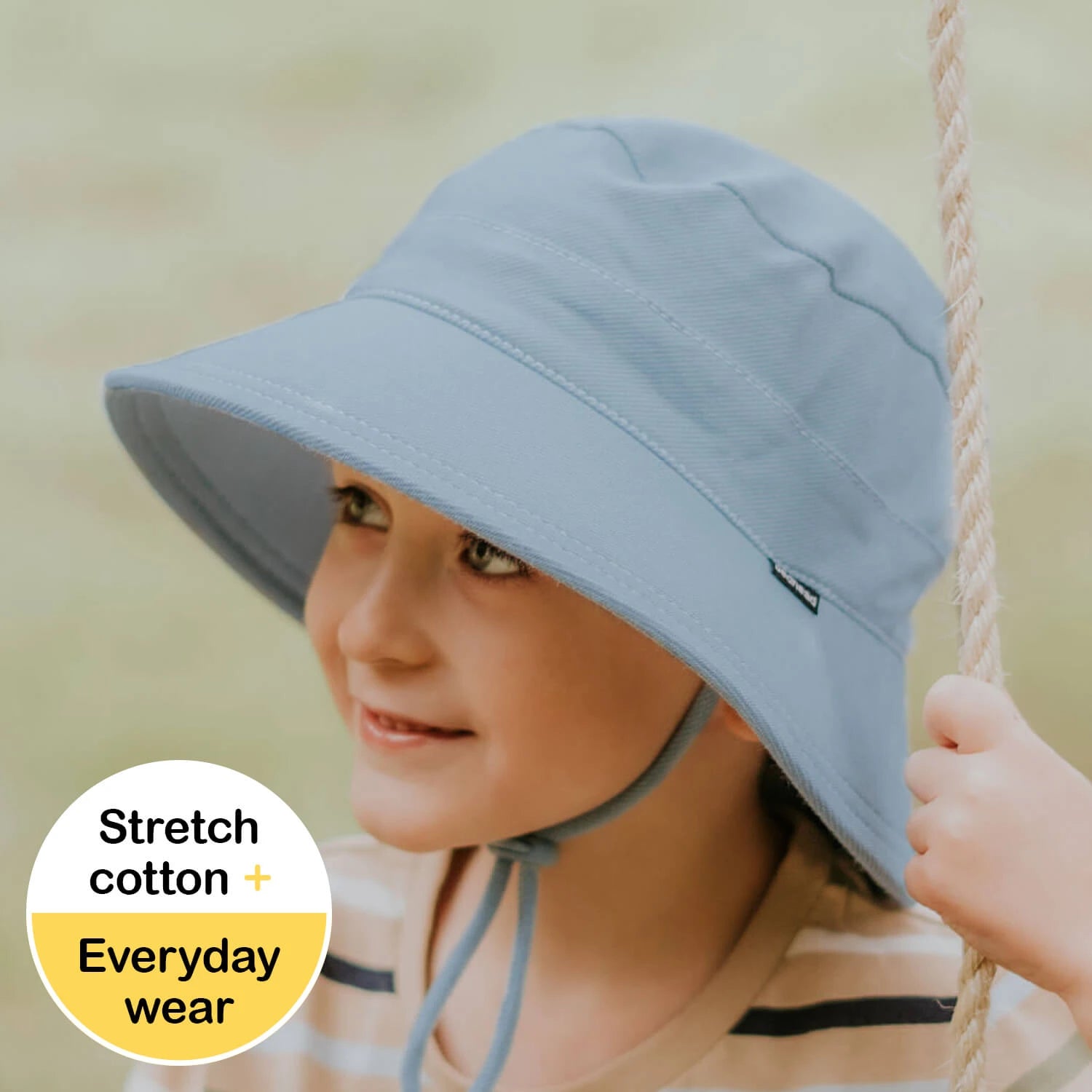 Kids Bucket Sun Hat - Chambray
