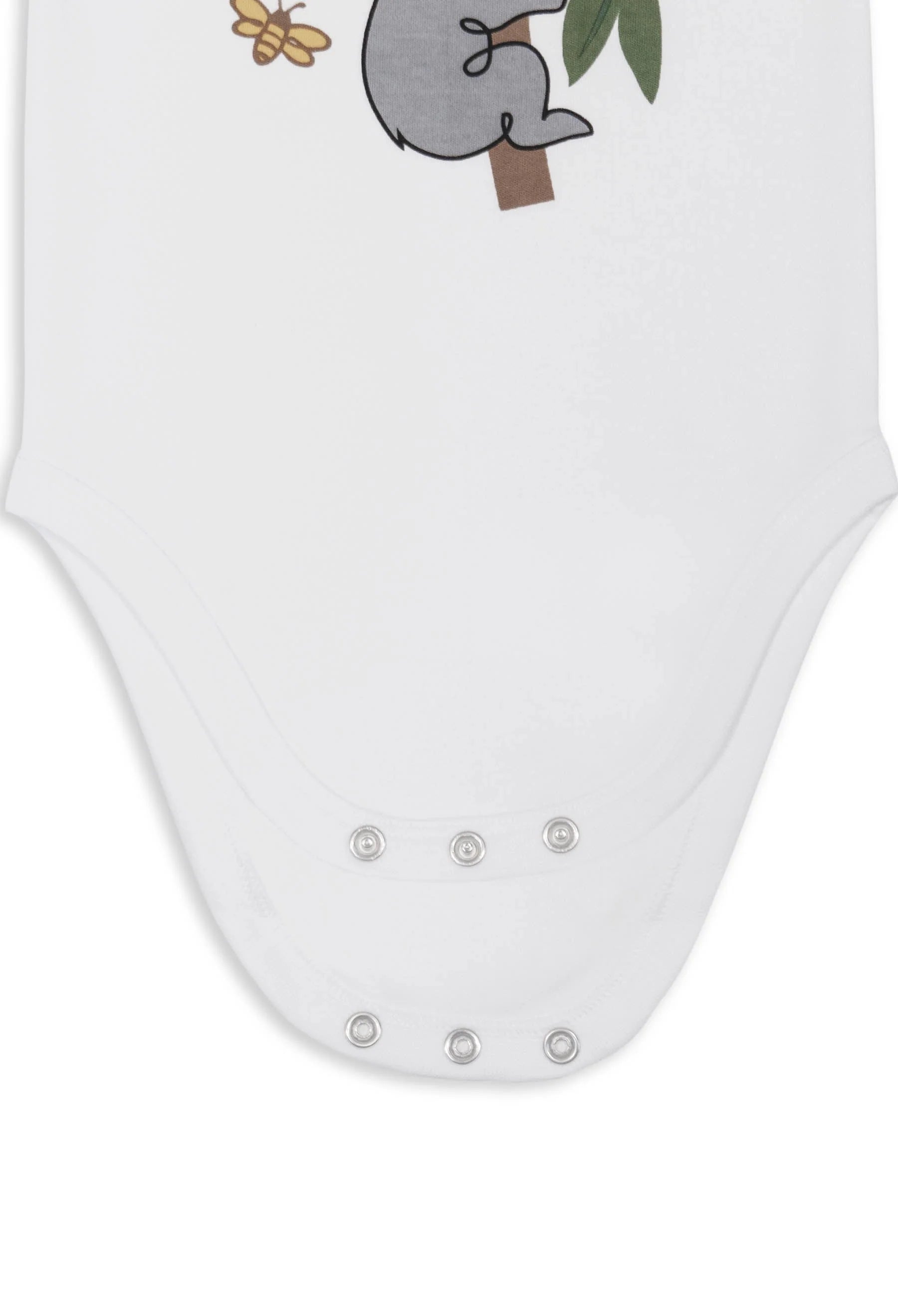 100% Organic Cotton Short Sleeve Baby Bodysuit