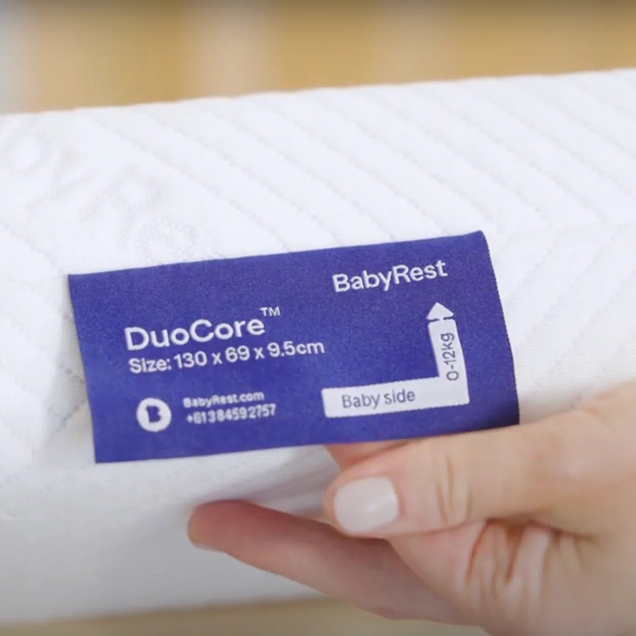 BabyRest DuoCore Cot Mattress