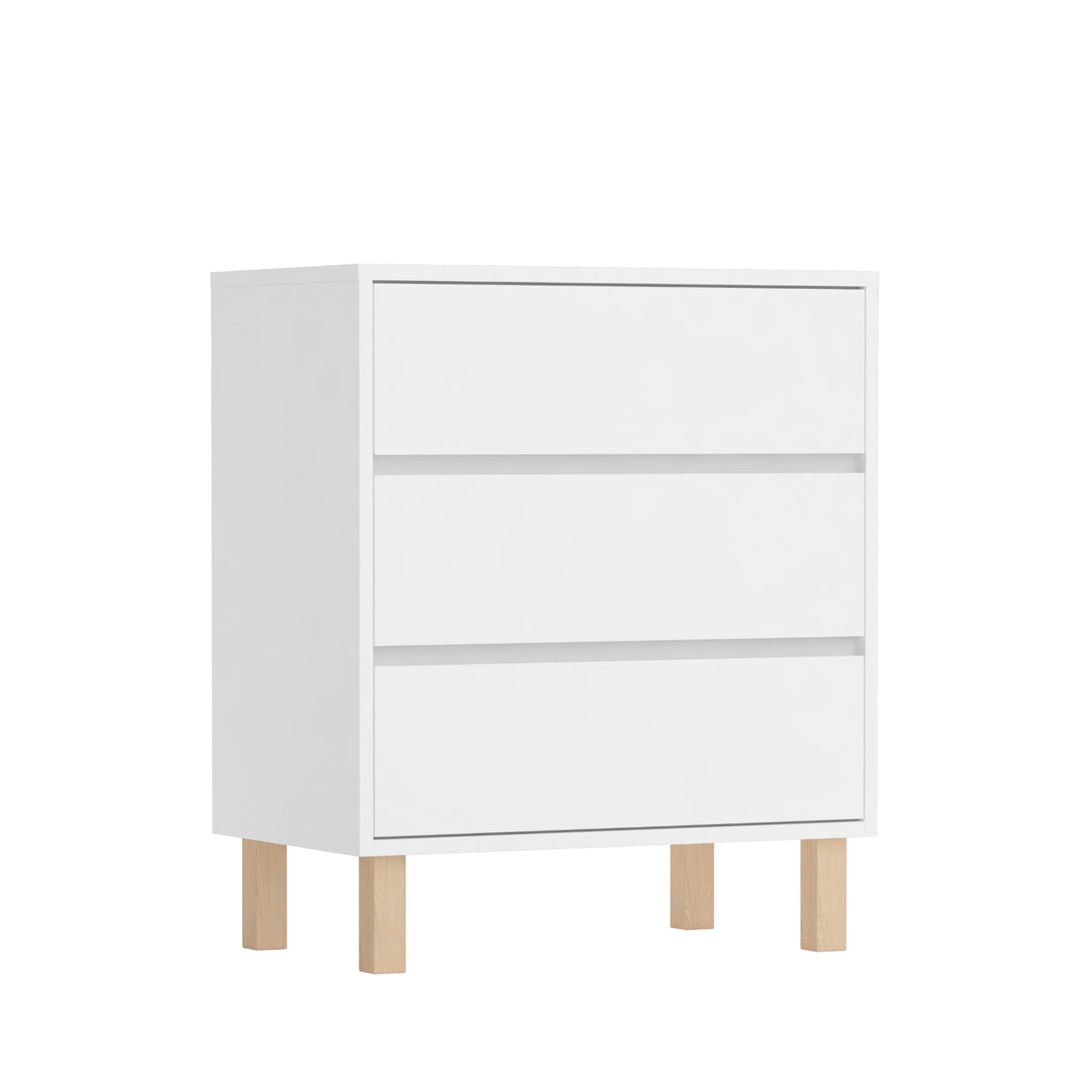 BabyRest Beaumont Chest 3 Drawer - White - available to order