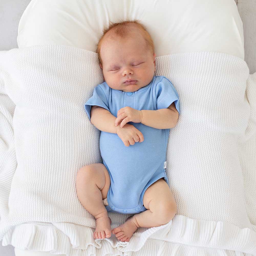 Bluebell Short Sleeve Organic Bodysuit