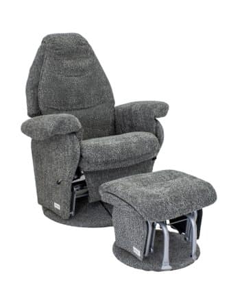 Vogue Feeding Glider Chair & Ottoman - On display & Available to order