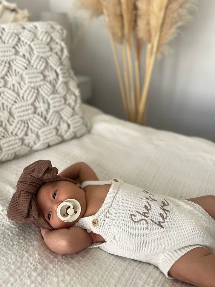 Chunky Waffle Bow Headband