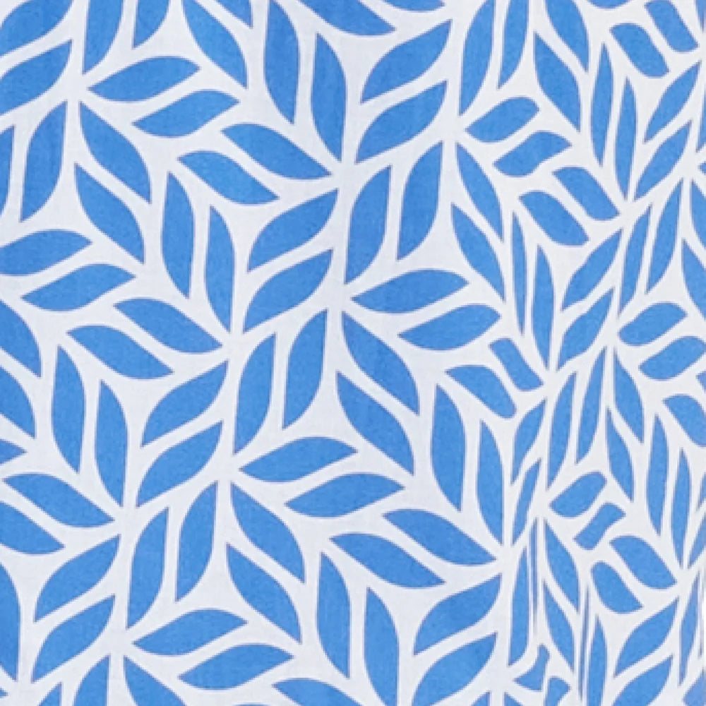 Capri Shirred Dress white/lapris