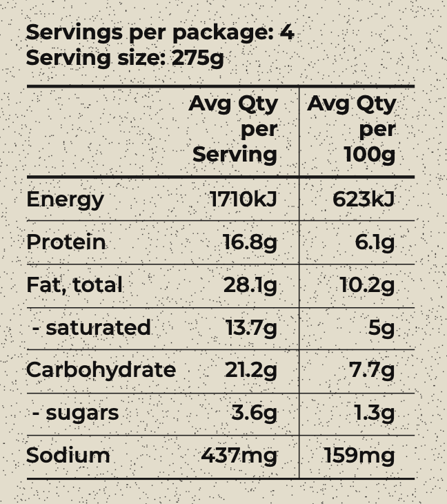 Free Range Chicken and Veggie Pie | 1.1kg | 3-4 serves