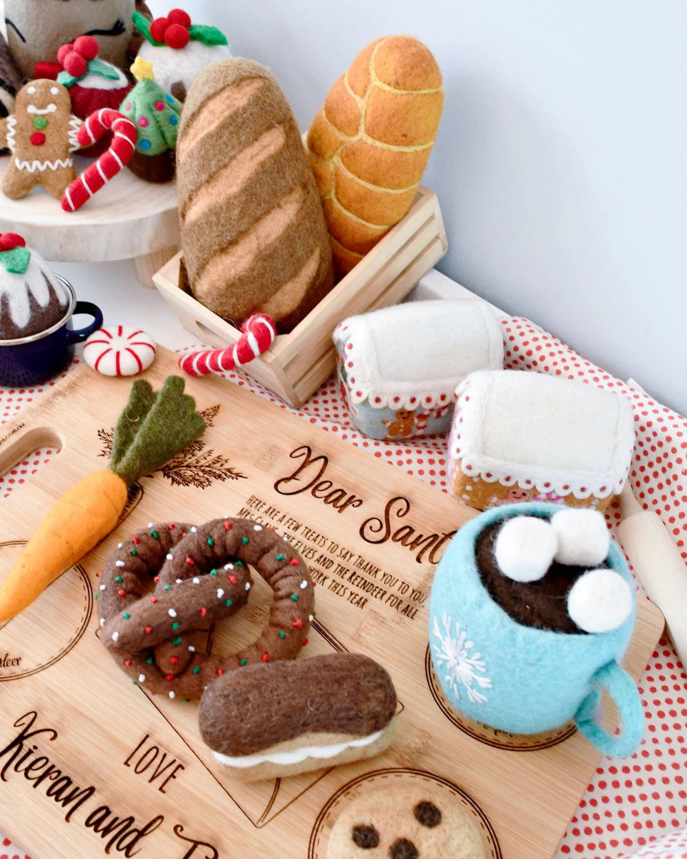 Felt Hot Chocolate Cacao with Marshmallows