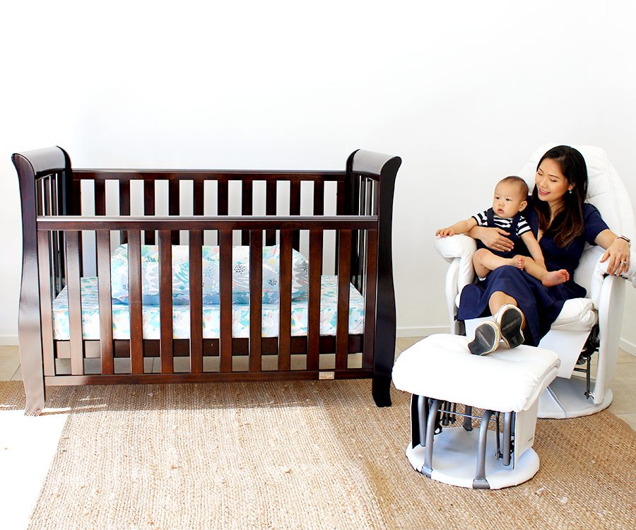 Babyhood Classic Sleigh Cot - available to order