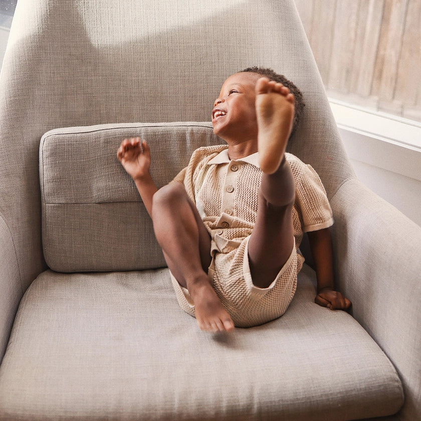 Shell Mesh Knit Short