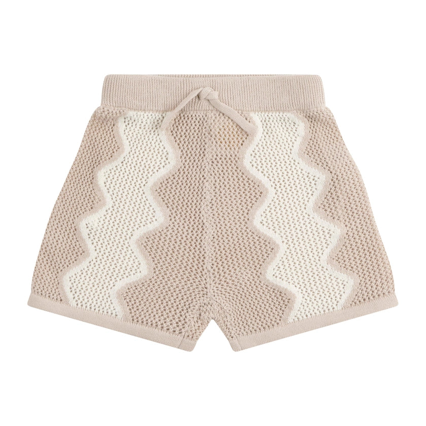 Shell Mesh Knit Short