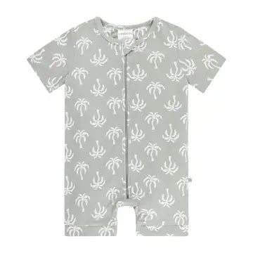 Palm Tree Day or Night Onesie Short Sleeve