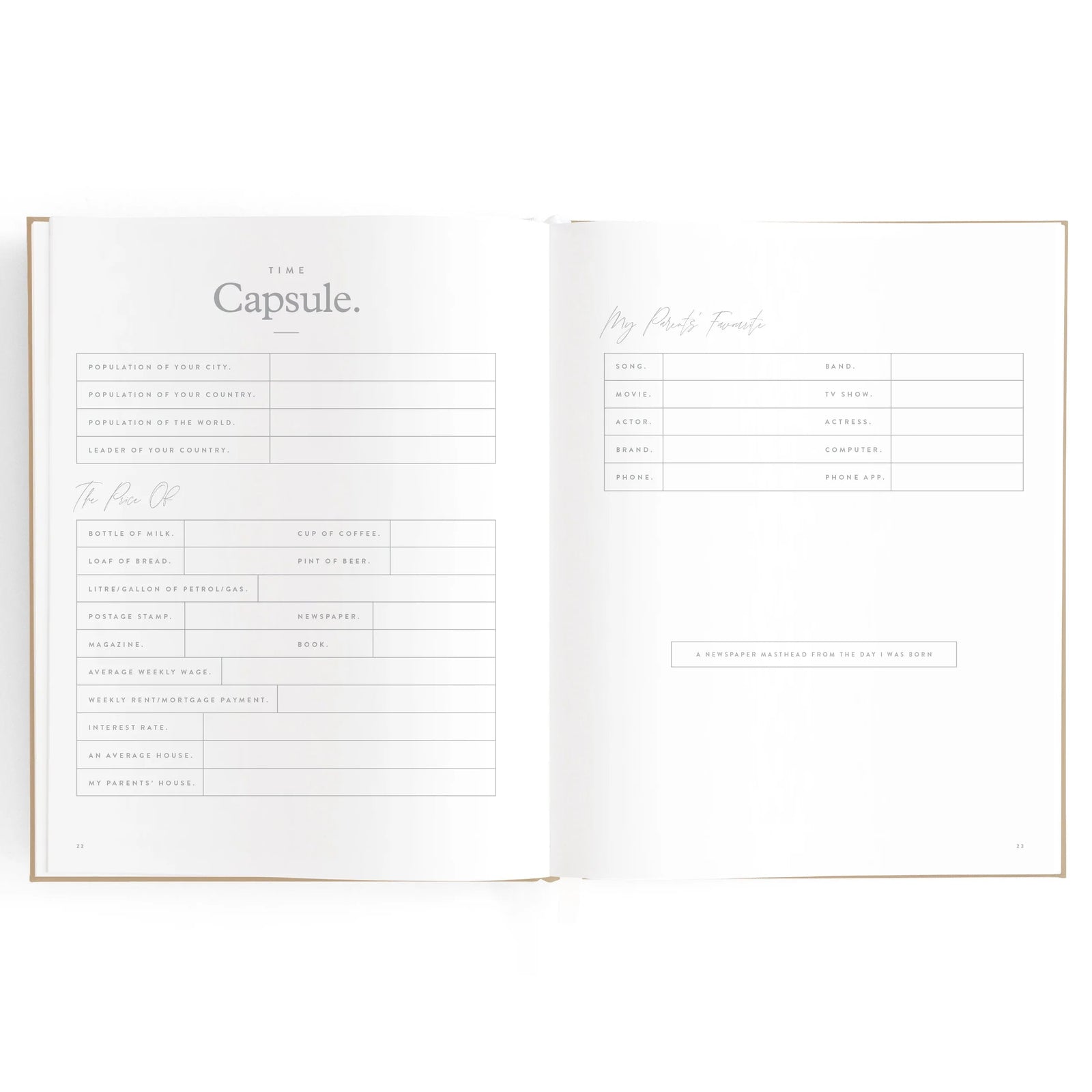 Fox & Fallow Baby Book