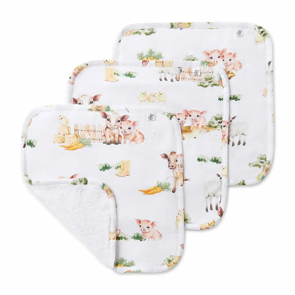 Snuggle Hunny Organic Wash Cloths 3 Pack