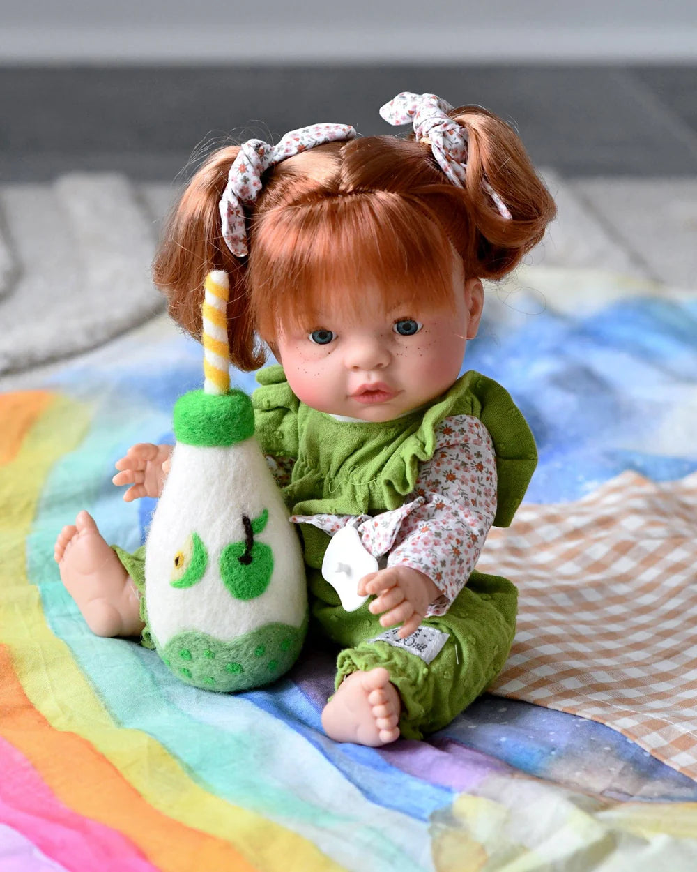 Felt Sparkling Fruit Juice Bottles – Pretend Play Food