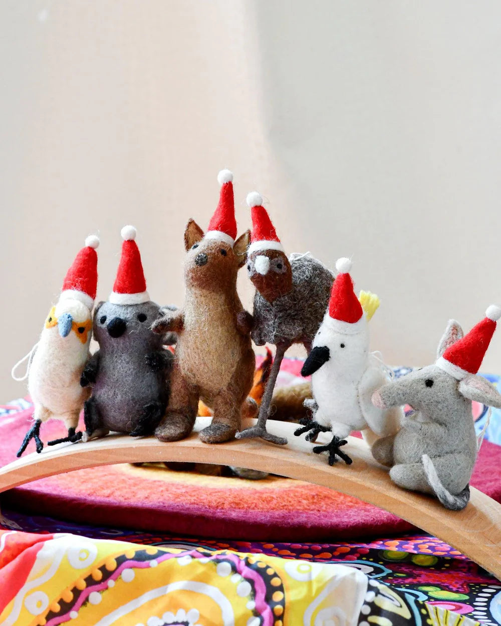 Handcrafted Felt Christmas Ornaments
