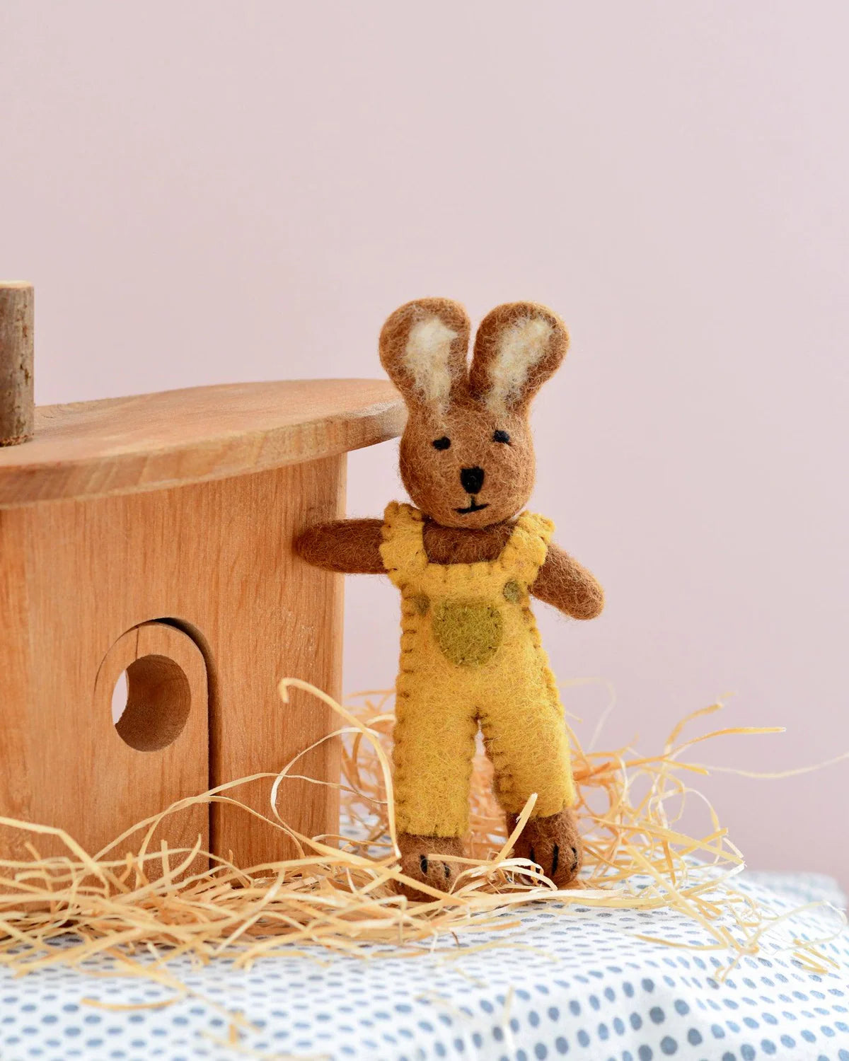 Felt Brown Hare Rabbit
