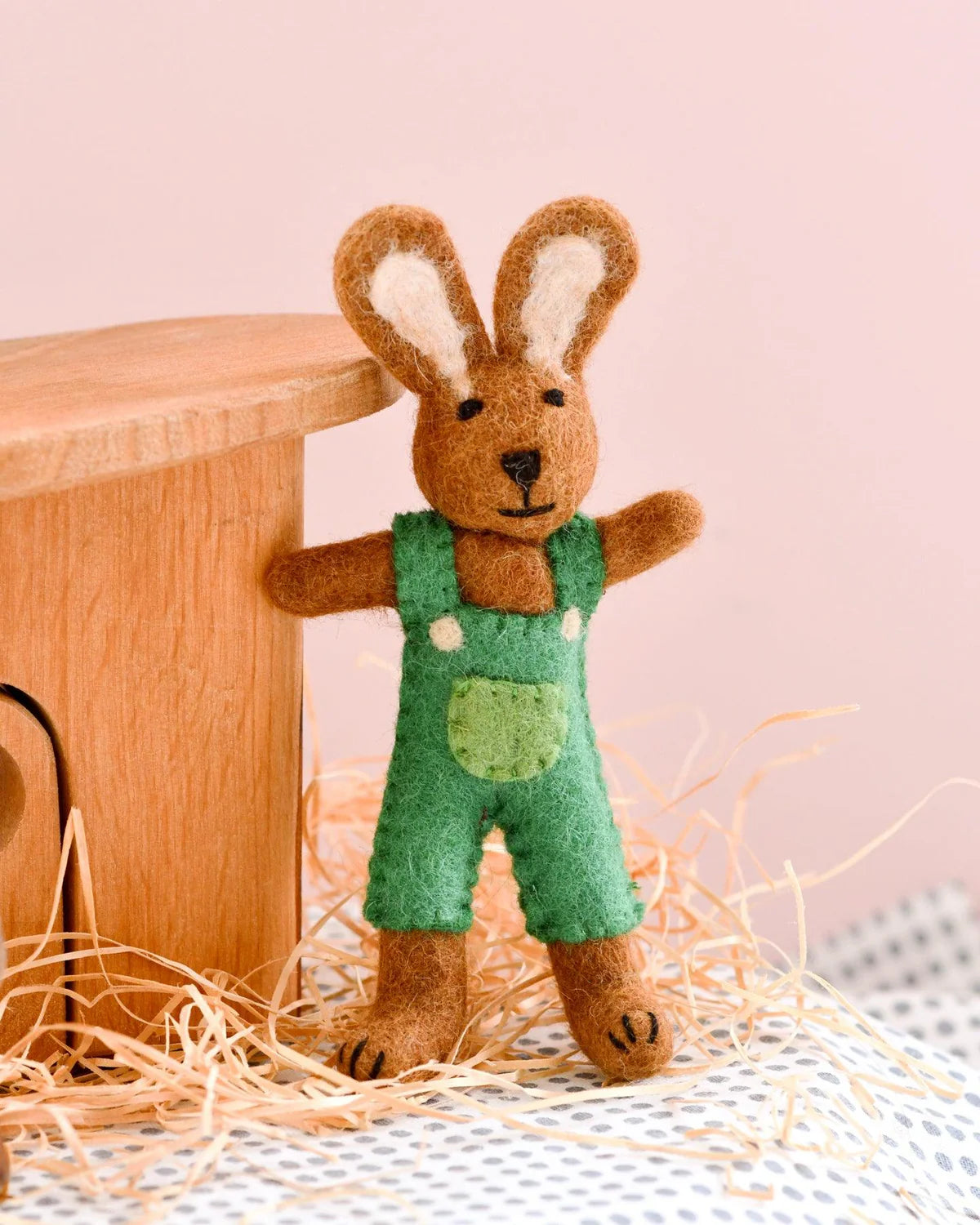 Felt Brown Hare Rabbit