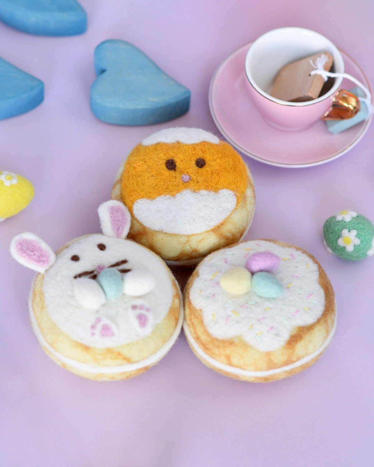 Felt Easter Donuts (Set of 3)