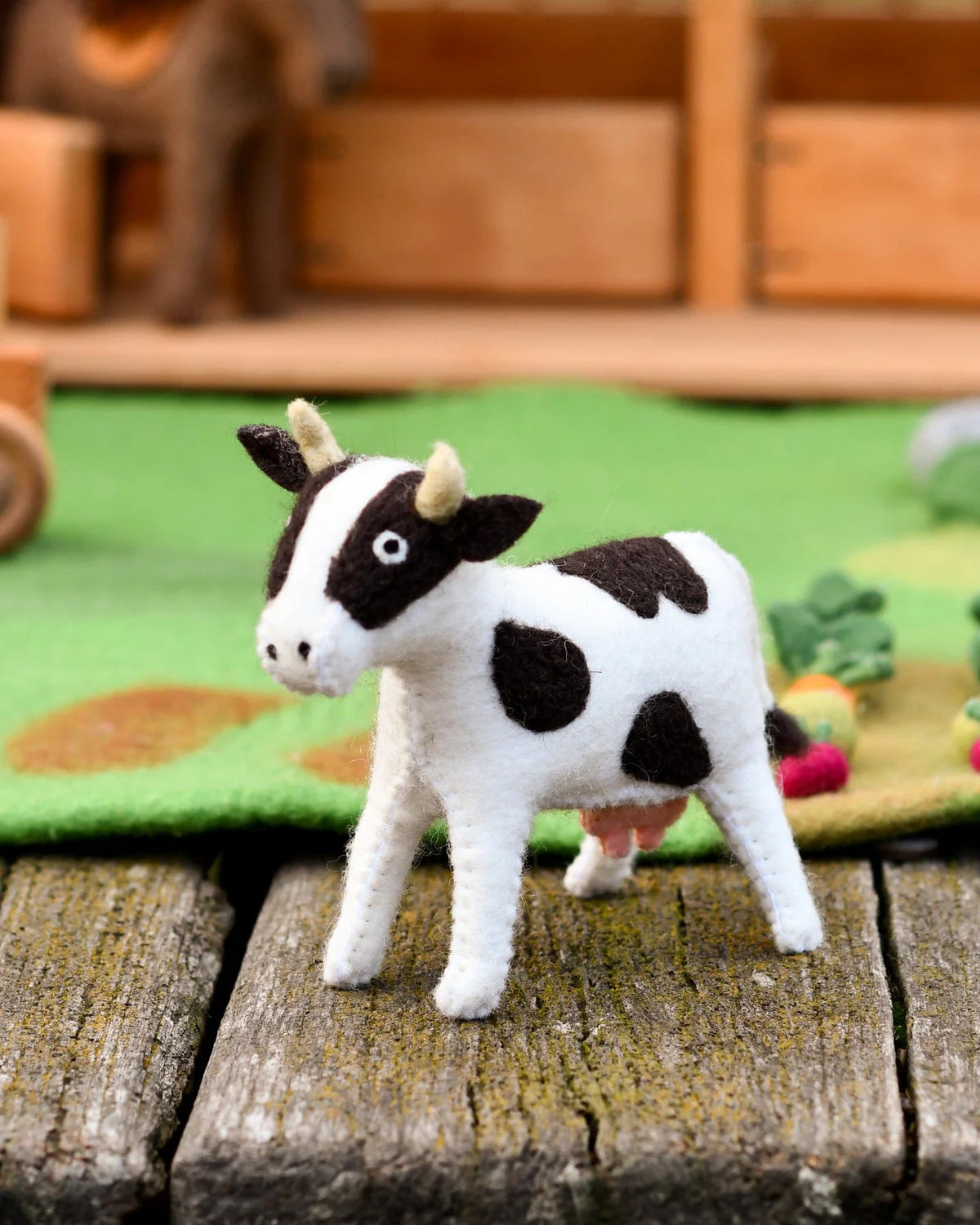 Felt Farm Animal Toy