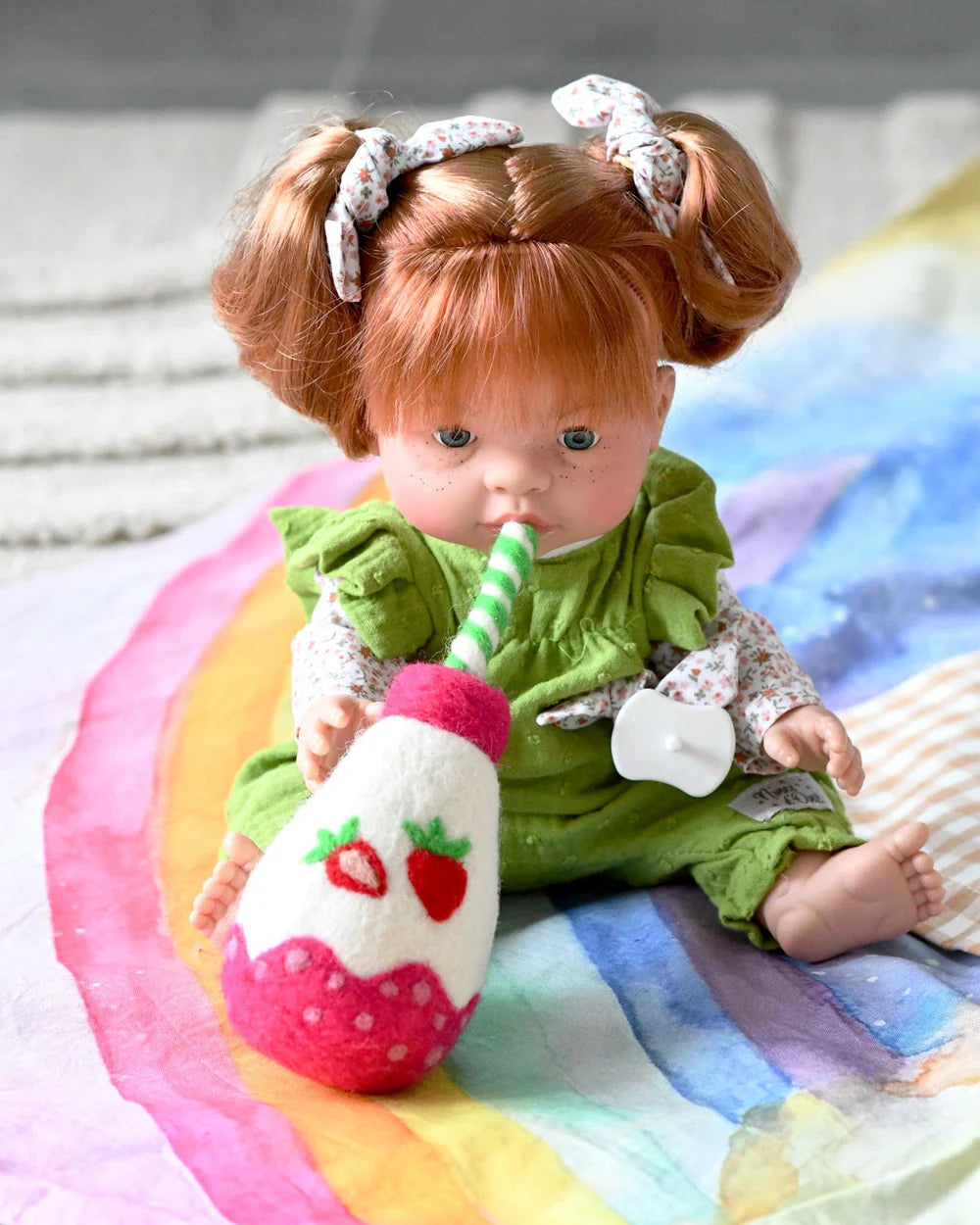 Felt Sparkling Fruit Juice Bottles – Pretend Play Food