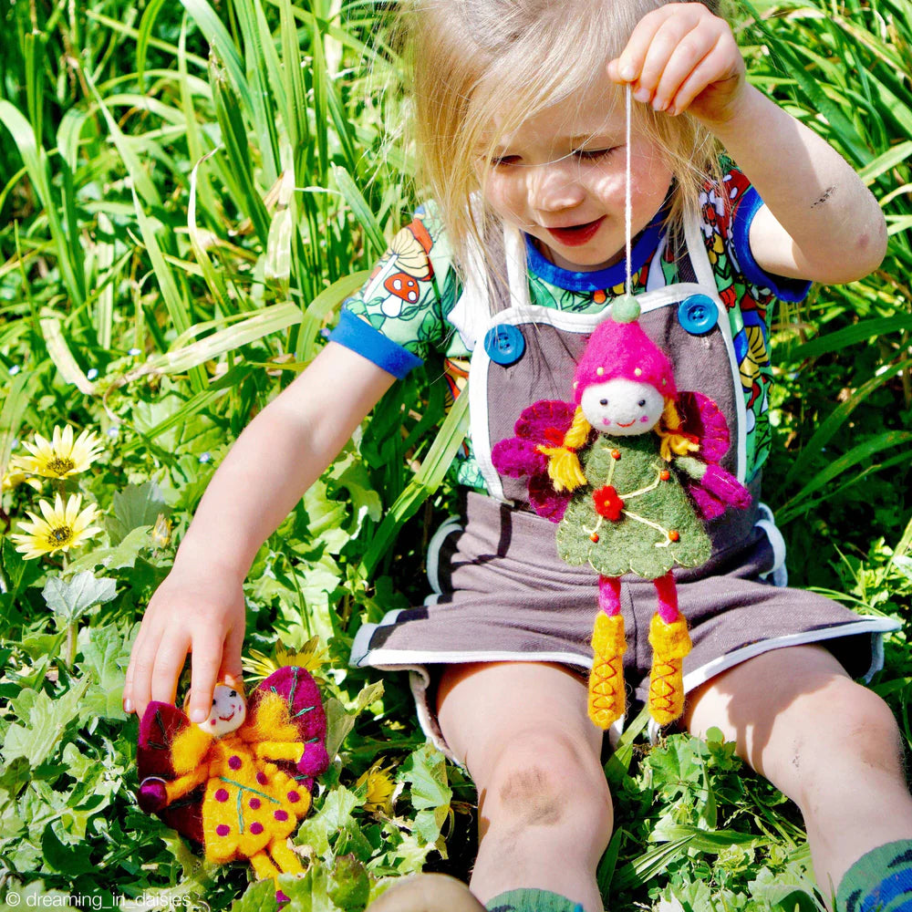 Handcrafted Felt Fairies