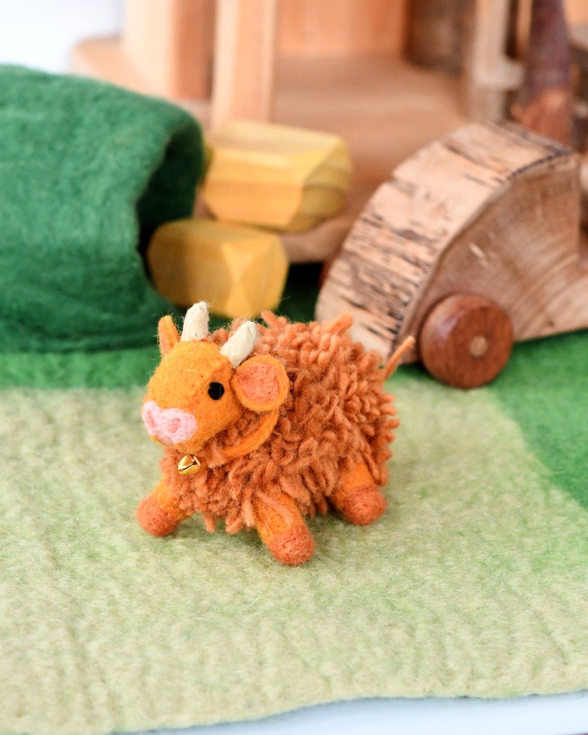 Felt Highland Cow Toy