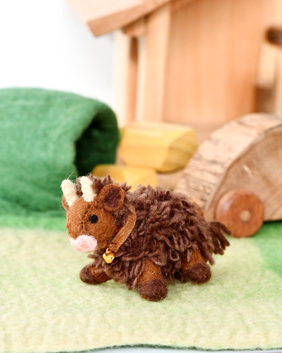 Felt Highland Cow Toy