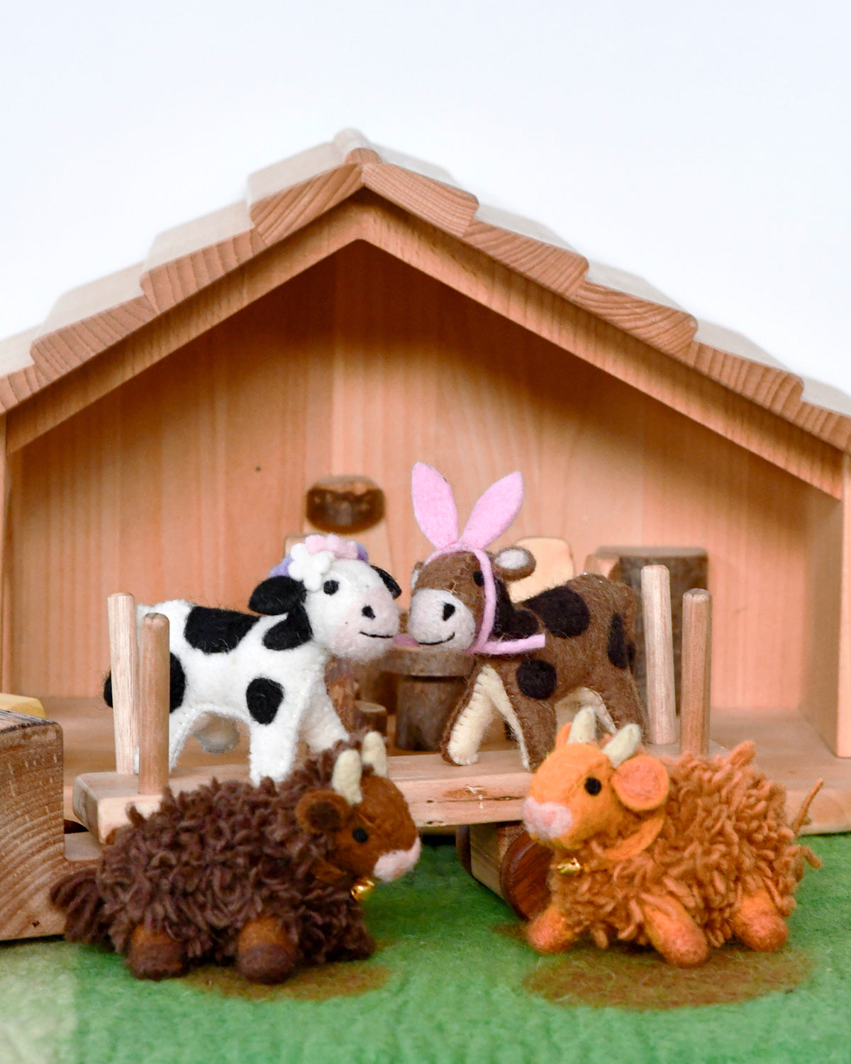 Felt Highland Cow Toy